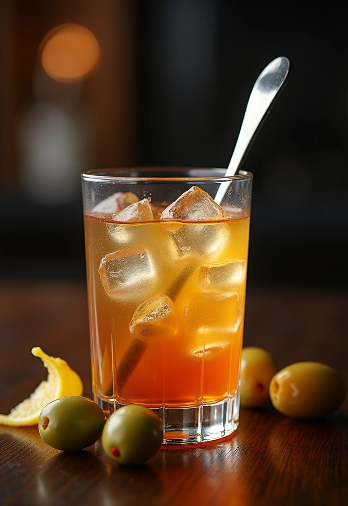 A crystal mixing glass with weighted bottom and pour spout, showing its elegant design